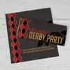 25ct Personalized Kentucky Horse Derby Candy Bar Wrappers DIY Party Favors (25ct Wrappers) - Black & Red view 1