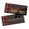 25ct Personalized Kentucky Horse Derby Candy Bar Wrappers DIY Party Favors (25ct Wrappers) - Black & Red view 2