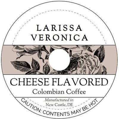 Cheese Flavored Colombian Coffee (Single Serve K-Cup Pods) (Gourmet, Naturally Flavored, Whole Coffee Beans) (12 pods, ZIN: 571883) - 2 Pack