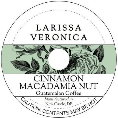 Cinnamon Macadamia Nut Guatemalan Coffee (Single Serve K-Cup Pods) (Gourmet, Naturally Flavored, Whole Coffee Beans) (12 pods, ZIN: 575290) - 2 Pack