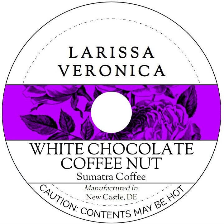 White Chocolate Coffee Nut Sumatra Coffee (Single Serve K-Cup Pods) (Gourmet, Naturally Flavored, Whole Coffee Beans) (12 pods, ZIN: 577101) - 2 Pack