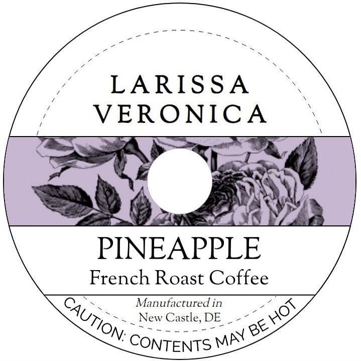 Pineapple French Roast Coffee (Single Serve K-Cup Pods) (Gourmet, Naturally Flavored, Whole Coffee Beans) (12 pods, ZIN: 574135) - 3 Pack