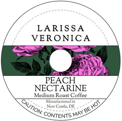 Peach Nectarine Medium Roast Coffee (Single Serve K-Cup Pods) (Gourmet, Naturally Flavored, Whole Coffee Beans) (12 pods, ZIN: 576088) - 3 Pack