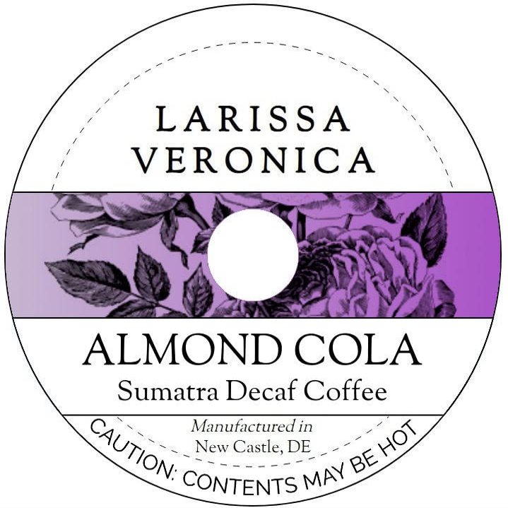 Almond Cola Sumatra Decaf Coffee (Single Serve K-Cup Pods) (Gourmet, Naturally Flavored, Whole Coffee Beans) (12 pods, ZIN: 571054) - 3 Pack