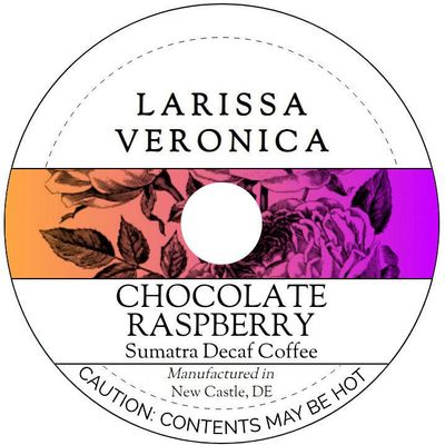 Chocolate Raspberry Sumatra Decaf Coffee (Single Serve K-Cup Pods) (Gourmet, Naturally Flavored, Whole Coffee Beans) (12 pods, ZIN: 572078) - 3 Pack