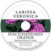 Peach Mandarin Orange Medium Roast Coffee (Single Serve K-Cup Pods) (Gourmet, Naturally Flavored, Whole Coffee Beans) (12 pods, ZIN: 576984) view 1