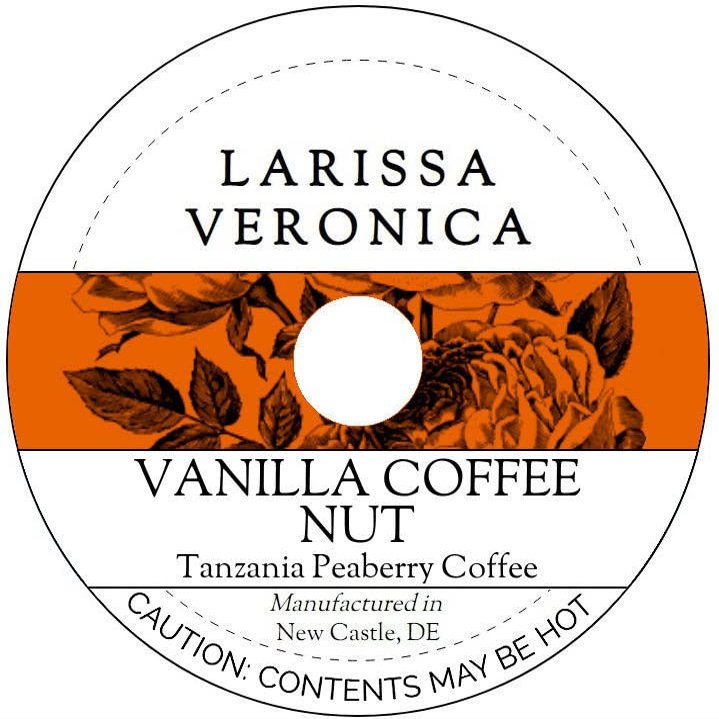Vanilla Coffee Nut Tanzania Peaberry Coffee (Single Serve K-Cup Pods) (Gourmet, Naturally Flavored, Whole Coffee Beans) (12 pods, ZIN: 577041) - 3 Pack