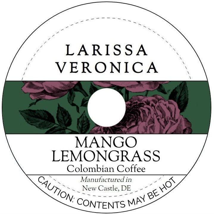 Mango Lemongrass Colombian Coffee (Single Serve K-Cup Pods) (Gourmet, Naturally Flavored, Whole Coffee Beans) (12 pods, ZIN: 575547) - 3 Pack