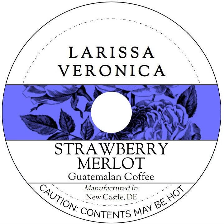 Strawberry Merlot Guatemalan Coffee (Single Serve K-Cup Pods) (Gourmet, Naturally Flavored, Whole Coffee Beans) (12 pods, ZIN: 577370) - 3 Pack