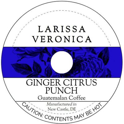 Ginger Citrus Punch Guatemalan Coffee (Single Serve K-Cup Pods) (Gourmet, Naturally Flavored, Whole Coffee Beans) (12 pods, ZIN: 578330) - 3 Pack