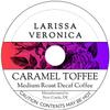 Caramel Toffee Medium Roast Decaf Coffee (Single Serve K-Cup Pods) (Gourmet, Naturally Flavored, Whole Coffee Beans) (12 pods, ZIN: 576809) - 2 Pack view 1