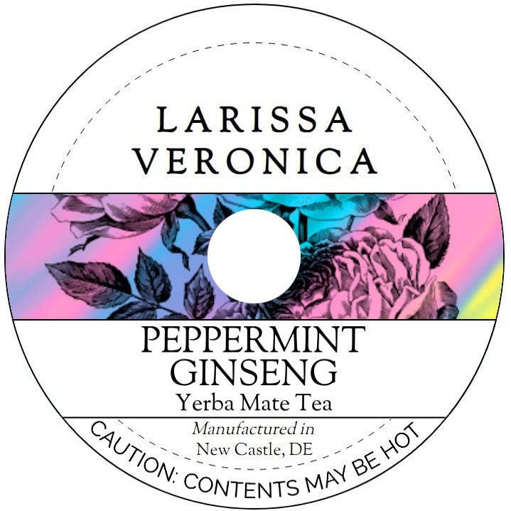 Peppermint Ginseng Yerba Mate Tea (Single Serve K-Cup Pods) (12 pods, ZIN: 577638) - 2 Pack
