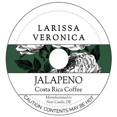 Jalapeno Costa Rica Coffee (Single Serve K-Cup Pods) (Gourmet, Naturally Flavored, Whole Coffee Beans) (12 pods, ZIN: 573167) - 2 Pack