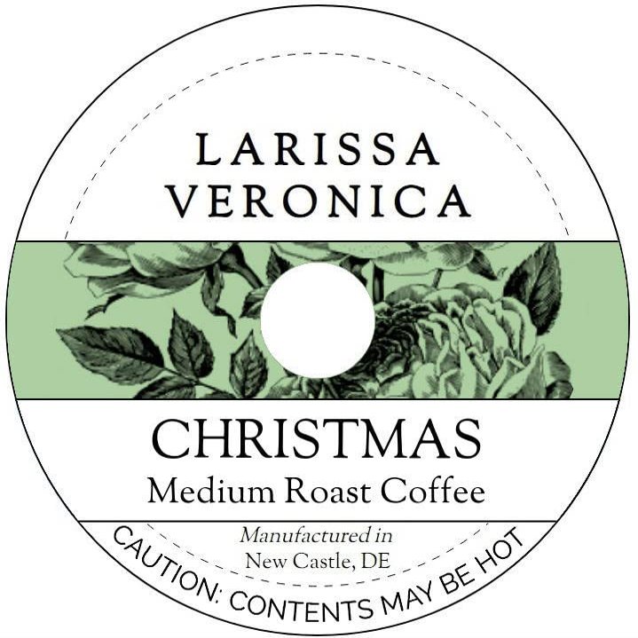 Christmas Medium Roast Coffee (Single Serve K-Cup Pods) (Gourmet, Naturally Flavored, Whole Coffee Beans) (12 pods, ZIN: 575432) - 3 Pack
