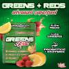 VMI Sports Greens + Reds Advanced Superfood Immunity and Gut Health | Enzymes & Probiotics | 30 Servings (Strawberry Kiwi) view 3