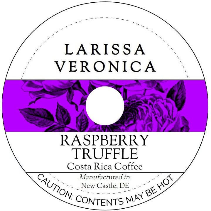 Raspberry Truffle Costa Rica Coffee (Single Serve K-Cup Pods) (Gourmet, Naturally Flavored, Whole Coffee Beans) (12 pods, ZIN: 574351) - 2 Pack