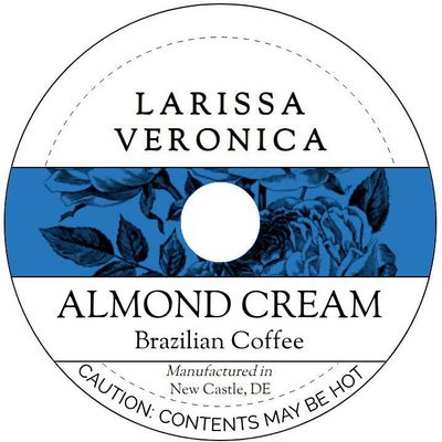 Almond Cream Brazilian Coffee (Single Serve K-Cup Pods) (Gourmet, Naturally Flavored, Whole Coffee Beans) (12 pods, ZIN: 571074) - 3 Pack