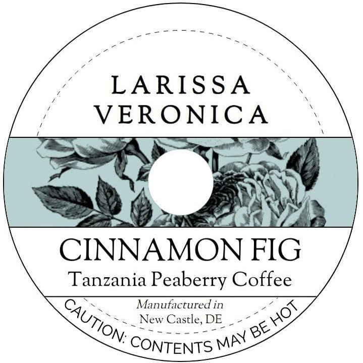 Cinnamon Fig Tanzania Peaberry Coffee (Single Serve K-Cup Pods) (Gourmet, Naturally Flavored, Whole Coffee Beans) (12 pods, ZIN: 575393) - 3 Pack