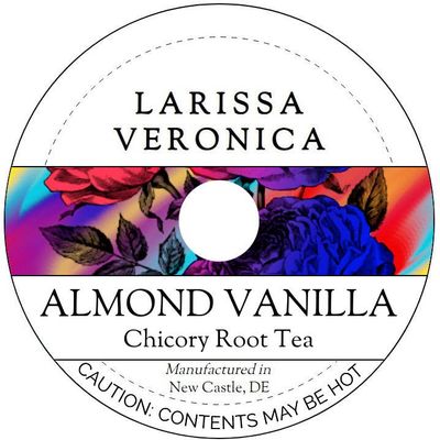 Almond Vanilla Chicory Root Tea (Single Serve K-Cup Pods) (12 pods, ZIN: 571092) - 2 Pack
