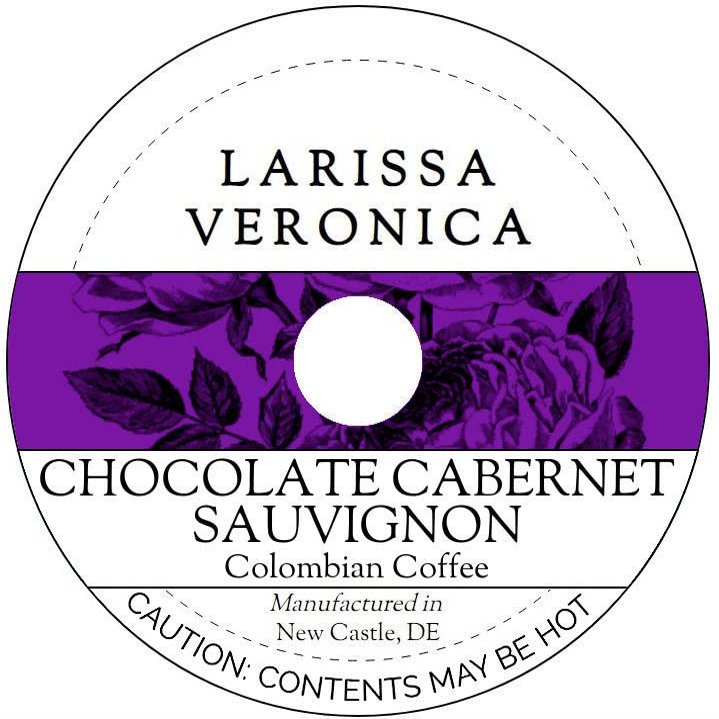 Chocolate Cabernet Sauvignon Colombian Coffee (Single Serve K-Cup Pods) (Gourmet, Naturally Flavored, Whole Coffee Beans) (12 pods, ZIN: 578075)