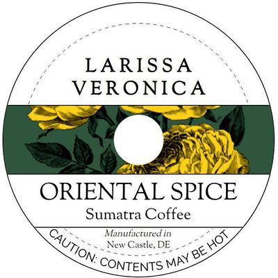 Oriental Spice Sumatra Coffee (Single Serve K-Cup Pods) (Gourmet, Naturally Flavored, Whole Coffee Beans) (12 pods, ZIN: 578269) - 2 Pack