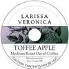 Toffee Apple Medium Roast Decaf Coffee (Single Serve K-Cup Pods) (Gourmet, Naturally Flavored, Whole Coffee Beans) (12 pods, ZIN: 576825) view 1