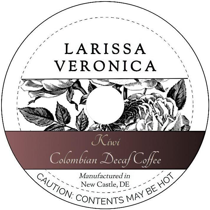 Kiwi Colombian Decaf Coffee (Single Serve K-Cup Pods) (Gourmet, Naturally Flavored, Whole Coffee Beans) (12 pods, ZIN: 573260)