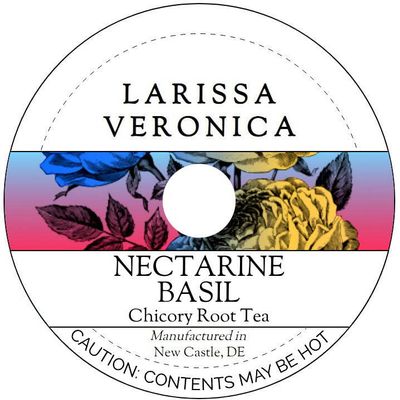 Nectarine Basil Chicory Root Tea (Single Serve K-Cup Pods) (12 pods, ZIN: 576100) - 3 Pack