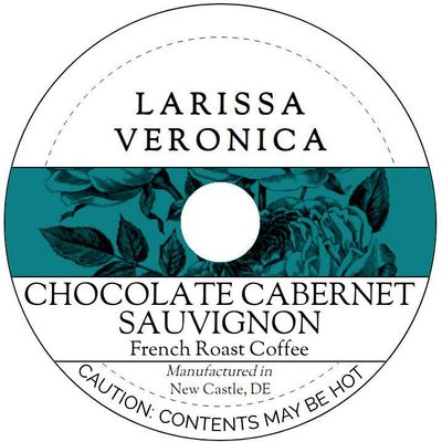 Chocolate Cabernet Sauvignon French Roast Coffee (Single Serve K-Cup Pods) (Gourmet, Naturally Flavored, Whole Coffee Beans) (12 pods, ZIN: 578071) - 3 Pack