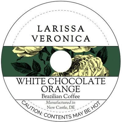 White Chocolate Orange Brazilian Coffee (Single Serve K-Cup Pods) (Gourmet, Naturally Flavored, Whole Coffee Beans) (12 pods, ZIN: 575666) - 3 Pack