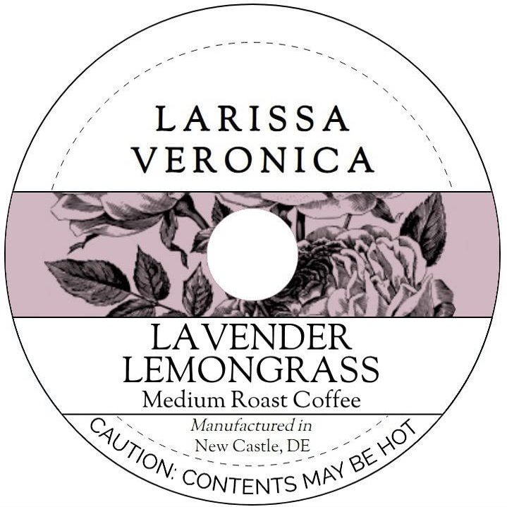 Lavender Lemongrass Medium Roast Coffee (Single Serve K-Cup Pods) (Gourmet, Naturally Flavored, Whole Coffee Beans) (12 pods, ZIN: 575528)