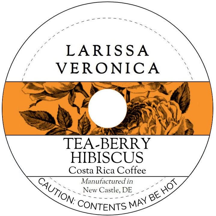 Tea-Berry Hibiscus Costa Rica Coffee (Single Serve K-Cup Pods) (Gourmet, Naturally Flavored, Whole Coffee Beans) (12 pods, ZIN: 575951) - 3 Pack