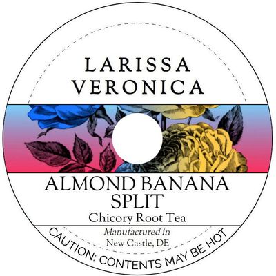Almond Banana Split Chicory Root Tea (Single Serve K-Cup Pods) (12 pods, ZIN: 576436) - 2 Pack