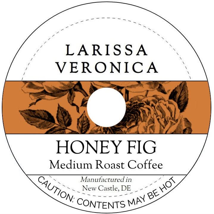 Honey Fig Medium Roast Coffee (Single Serve K-Cup Pods) (Gourmet, Naturally Flavored, Whole Coffee Beans) (12 pods, ZIN: 575336) - 2 Pack