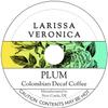 Plum Colombian Decaf Coffee (Single Serve K-Cup Pods) (Gourmet, Naturally Flavored, Whole Coffee Beans) (12 pods, ZIN: 574204) - 3 Pack view 1