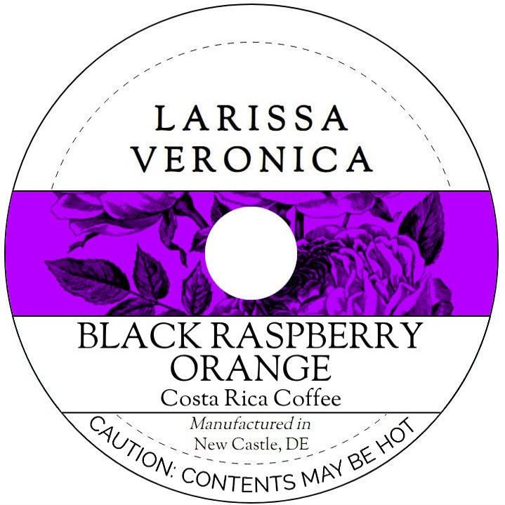 Black Raspberry Orange Costa Rica Coffee (Single Serve K-Cup Pods) (Gourmet, Naturally Flavored, Whole Coffee Beans) (12 pods, ZIN: 576351) - 3 Pack