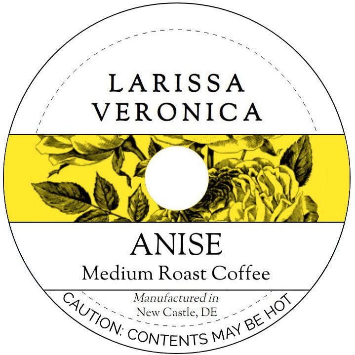 Anise Medium Roast Coffee (Single Serve K-Cup Pods) (Gourmet, Naturally Flavored, Whole Coffee Beans) (12 pods, ZIN: 571160) - 2 Pack