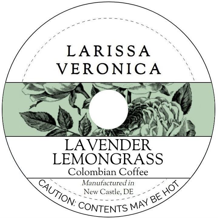 Lavender Lemongrass Colombian Coffee (Single Serve K-Cup Pods) (Gourmet, Naturally Flavored, Whole Coffee Beans) (12 pods, ZIN: 575531) - 2 Pack