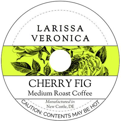 Cherry Fig Medium Roast Coffee (Single Serve K-Cup Pods) (Gourmet, Naturally Flavored, Whole Coffee Beans) (12 pods, ZIN: 575368) - 3 Pack