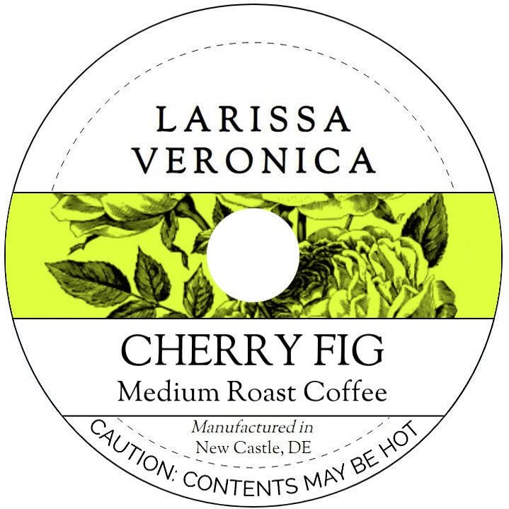 Cherry Fig Medium Roast Coffee (Single Serve K-Cup Pods) (Gourmet, Naturally Flavored, Whole Coffee Beans) (12 pods, ZIN: 575368) - 3 Pack