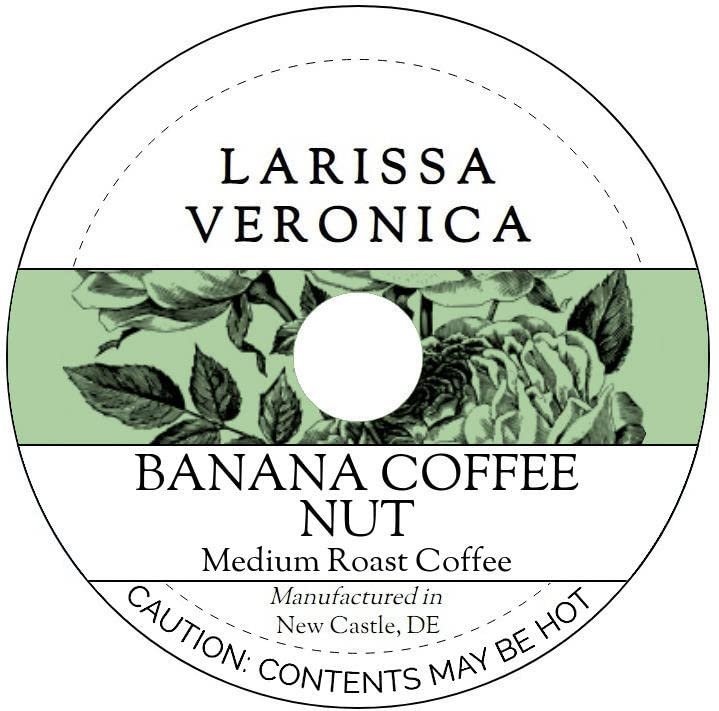Banana Coffee Nut Medium Roast Coffee (Single Serve K-Cup Pods) (Gourmet, Naturally Flavored, Whole Coffee Beans) (12 pods, ZIN: 577048) - 2 Pack
