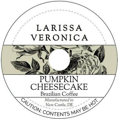 Pumpkin Cheesecake Brazilian Coffee (Single Serve K-Cup Pods) (Gourmet, Naturally Flavored, Whole Coffee Beans) (12 pods, ZIN: 576514) - 2 Pack