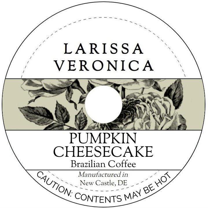 Pumpkin Cheesecake Brazilian Coffee (Single Serve K-Cup Pods) (Gourmet, Naturally Flavored, Whole Coffee Beans) (12 pods, ZIN: 576514) - 2 Pack