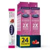 Pedialyte Fast Hydration Electrolyte Powder Packets, Strawberry, Hydration Drink, 24 Single-Serving Powder Packets view 1