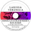 Hibiscus Strawberry Rhubarb Costa Rica Decaf Coffee (Single Serve K-Cup Pods) (Gourmet, Naturally Flavored, Whole Coffee Beans) (12 pods, ZIN: 576640) view 1
