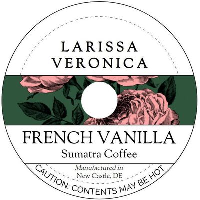 French Vanilla Sumatra Coffee (Single Serve K-Cup Pods) (Gourmet, Naturally Flavored, Whole Coffee Beans) (12 pods, ZIN: 572749) - 3 Pack