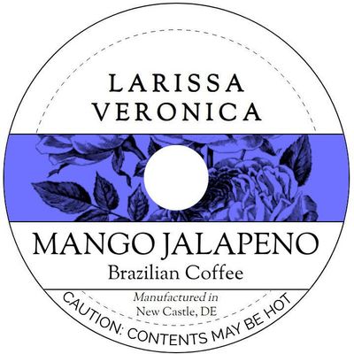 Mango Jalapeno Brazilian Coffee (Single Serve K-Cup Pods) (Gourmet, Naturally Flavored, Whole Coffee Beans) (12 pods, ZIN: 578626)