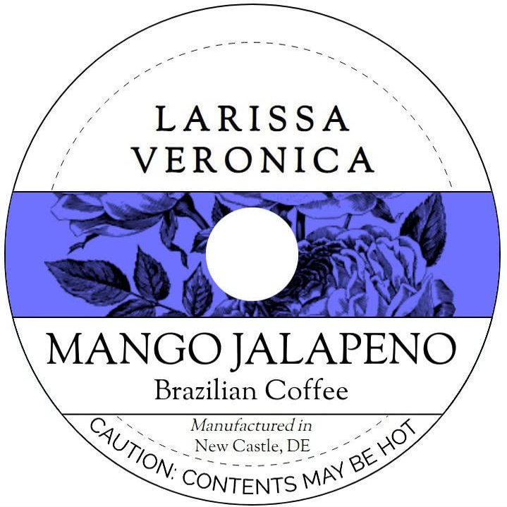 Mango Jalapeno Brazilian Coffee (Single Serve K-Cup Pods) (Gourmet, Naturally Flavored, Whole Coffee Beans) (12 pods, ZIN: 578626)