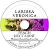 Peach Nectarine Medium Roast Decaf Coffee (Single Serve K-Cup Pods) (Gourmet, Naturally Flavored, Whole Coffee Beans) (12 pods, ZIN: 576089) view 1