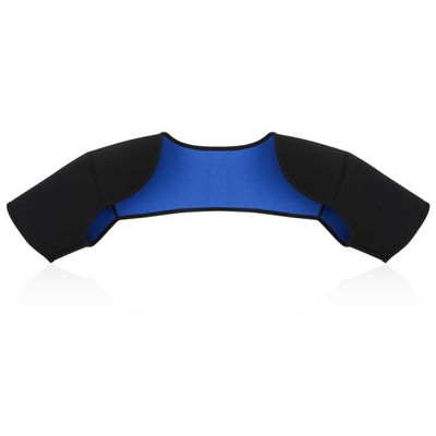 EXCEART Double Shoulder Support Compression Sleeve for Sports Warm Cover Pad for Mountaineering and Exercise Fits Shoulder
